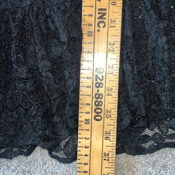 Free People Black Lace Tank Dress w/Beaded Neckline Size M NWT - Picture 13 of 13